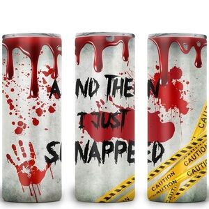 And then I just snapped metal insulated stainless steel tumbler